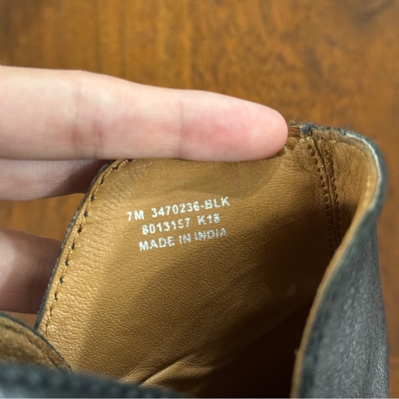 Frye Elyssa Leather Ankle Cognac Slip On Shooties Ankle Booties Size 7 - Picture 5 of 7